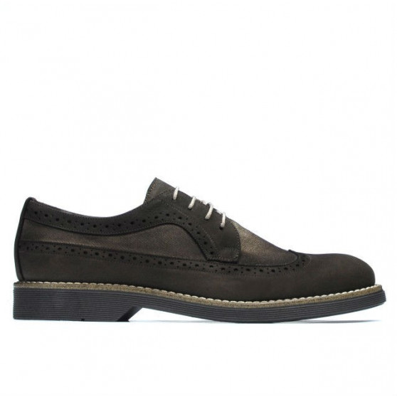 Scarpe casual uomo 829 bufo marrone combinato
