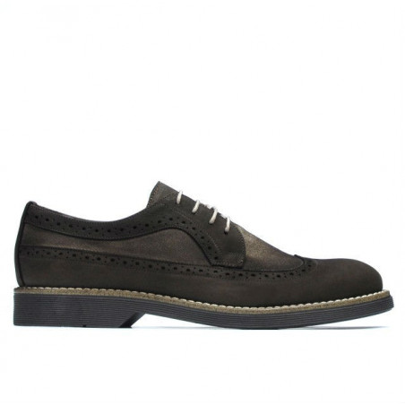Scarpe casual uomo 829 bufo marrone combinato