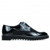 Scarpe casual uomo 831 vernice nera combinata