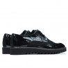 Scarpe casual uomo 831 vernice nera combinata