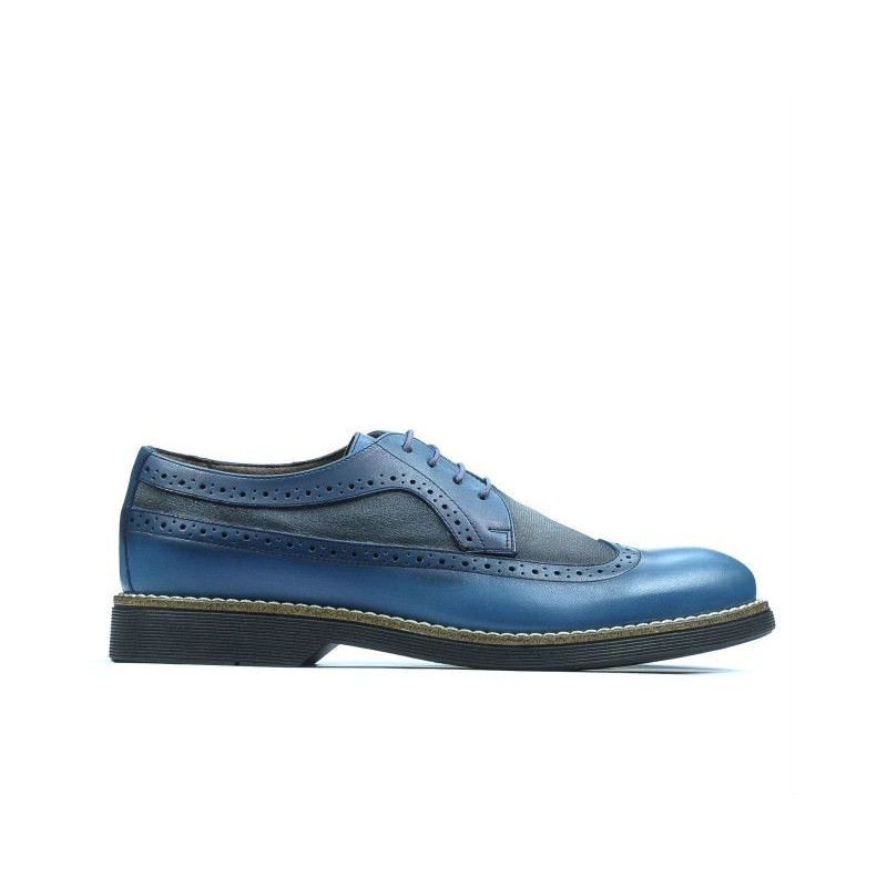 Scarpe casual uomo 829 a indaco combinato