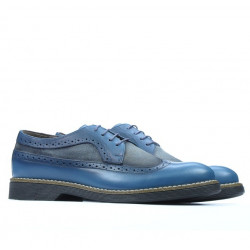 Scarpe casual uomo 829 a indaco combinato