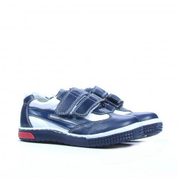 Scarpe bambini piccoli 16-1c indaco+bianco