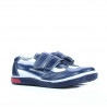 Scarpe bambini piccoli 16-1c indaco+bianco