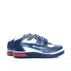 Scarpe bambini piccoli 16-1c indaco+bianco