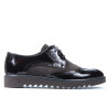 Scarpe casual uomo 831 vernice caffè combinato