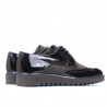 Scarpe casual uomo 831 vernice caffè combinato