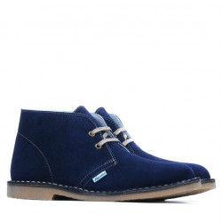 Stivaletti donna 7100 indigo velluto