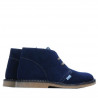 Stivaletti donna 7100 indigo velluto