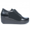 Scarpe casual donna 668 nero combinato