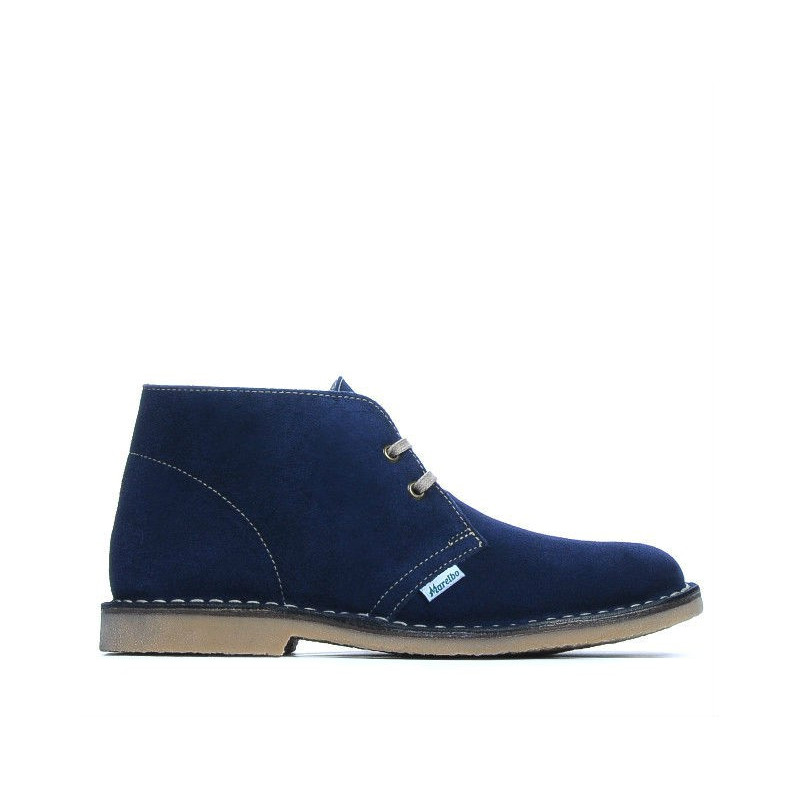 Stivaletti donna 7100 indigo velluto