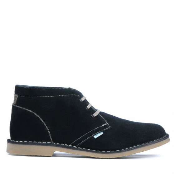 Stivaletti uomo 7300 nero velluto