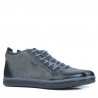 Stivaletti uomo 480 nero+grigio