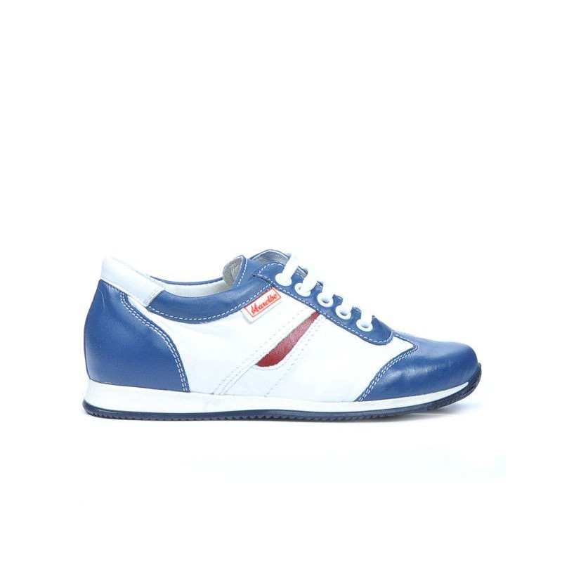 Scarpe bambini 136 indaco+bianco