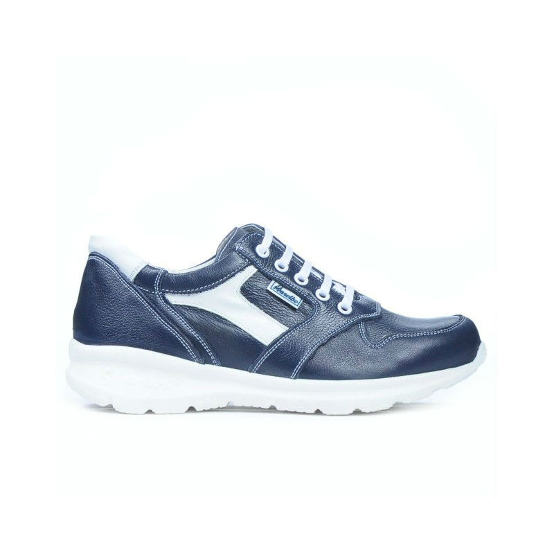Scarpe sportive adolescenti 397 indaco+bianco