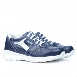 Scarpe sportive adolescenti 397 indaco+bianco