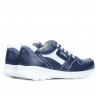Scarpe sportive adolescenti 397 indaco+bianco