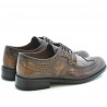 Scarpe eleganti uomo 799 a marrone