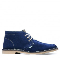 Stivaletti uomo 7300 indaco velour