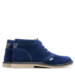 Stivaletti uomo 7300 indaco velour