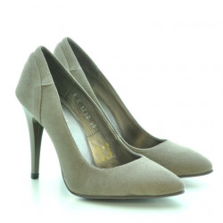 Scarpe eleganti da donna 1230 camoscio capuccino