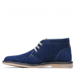 Stivaletti uomo 7300 indaco velour