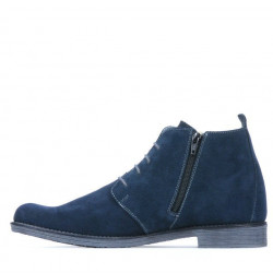 Stivaletti uomo 412 indaco velour
