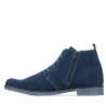 Stivaletti uomo 412 indaco velour