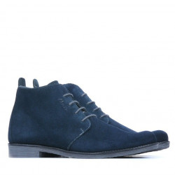 Stivaletti uomo 412 indaco velour