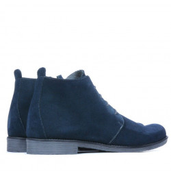 Stivaletti uomo 412 indaco velour
