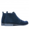 Stivaletti uomo 412 indaco velour