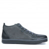 Stivaletti uomo 480 nero+grigio