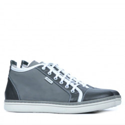Stivaletti uomo 480 grigio combinato