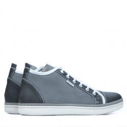Stivaletti uomo 480 grigio combinato
