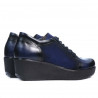 Scarpe casual donna 668 indaco combinato