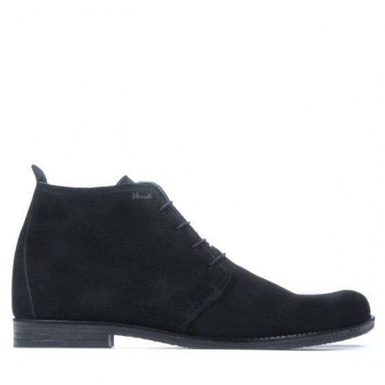 Stivaletti uomo 412 nero camoscio