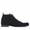 Stivaletti uomo 412 nero camoscio