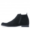 Stivaletti uomo 412 nero camoscio