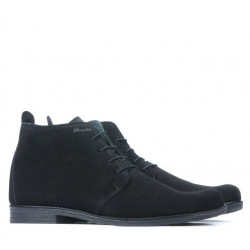 Stivaletti uomo 412 nero camoscio