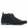 Stivaletti uomo 412 nero camoscio