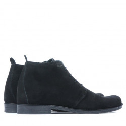 Stivaletti uomo 412 nero camoscio