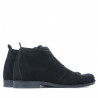 Stivaletti uomo 412 nero camoscio