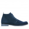Stivaletti uomo 412 indaco velour