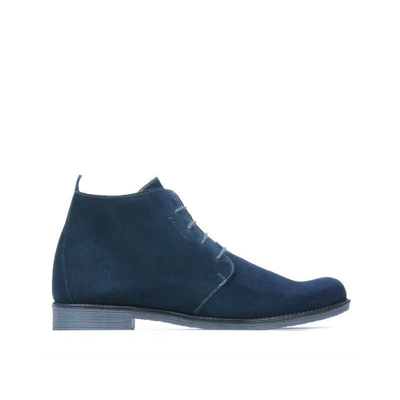 Stivaletti uomo 412 indaco velour