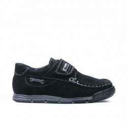 Scarpe per bambini piccoli 01c velluto nero