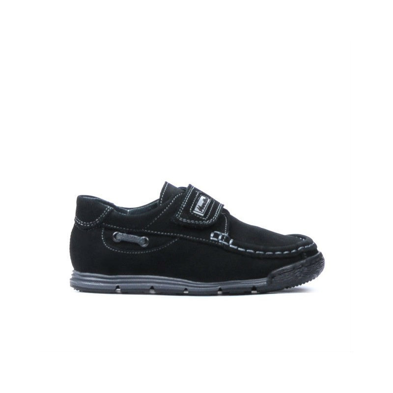 Scarpe per bambini piccoli 01c velluto nero