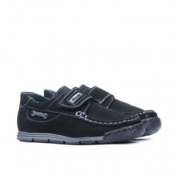Scarpe per bambini piccoli 01c velluto nero