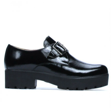 Scarpe casual donna 670 vernice nera