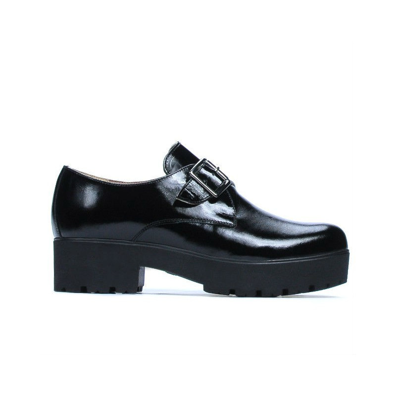 Scarpe casual donna 670 vernice nera