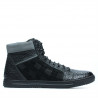 Stivali uomo 467 nero+grigio